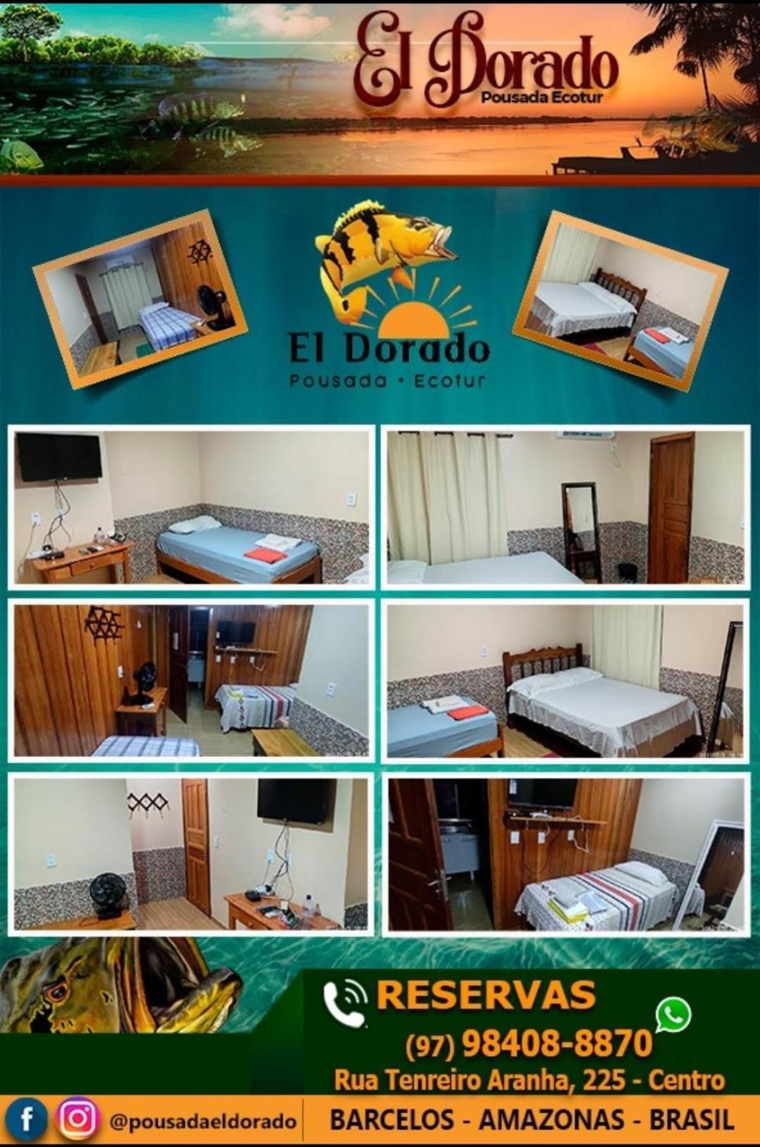 El Dorado Pousada Apartamento Barcelos Exterior foto